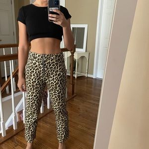 Forever 21 cheetah jeans